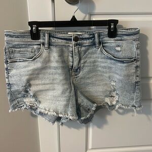 BKE Payton shorts. Light blue wash, size 32.